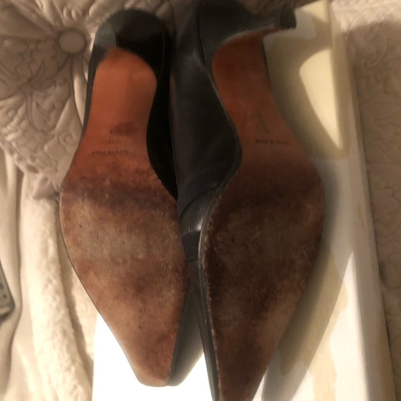 Donald j. pliner lanse black pumps heels size 8 - Picture 4 of 5